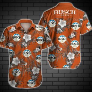 Busch Light Beer Hawaiian Shirt Outfit Summer Beach