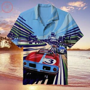 Car Art Hawaiian Shirt Beach Summer Outfit