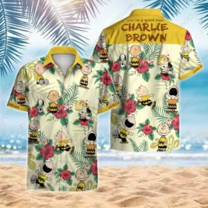 Charlie Brown Hawaiian Shirt Beach Summer Outfit