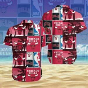 Chicago Bulls Tropical Hawaiian Shirt