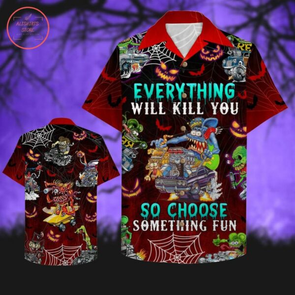 Choose Something Fun Lb Hawaiian Shirt