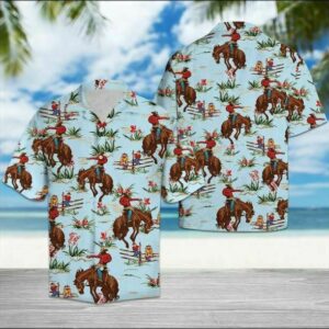 Cowboy Hawaiian Shirt Outfit Beach Summer