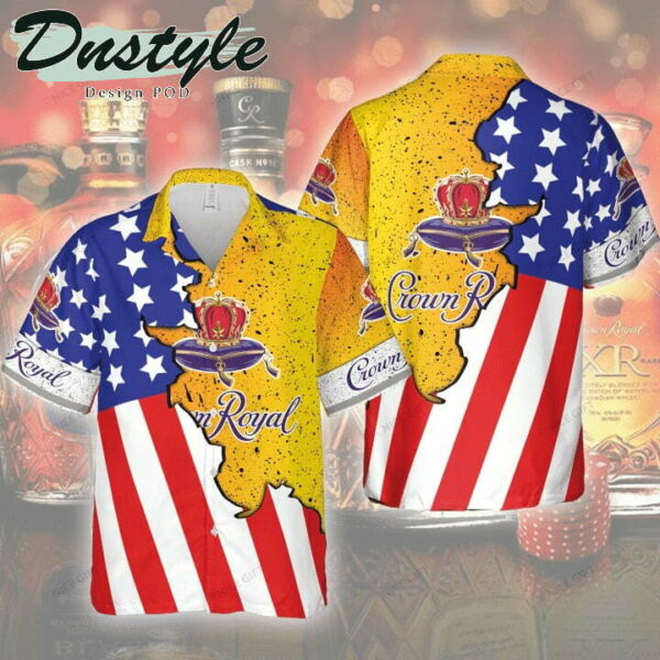 Crown Royal Beer Hawaiian Shirt Summer Beach Outfit