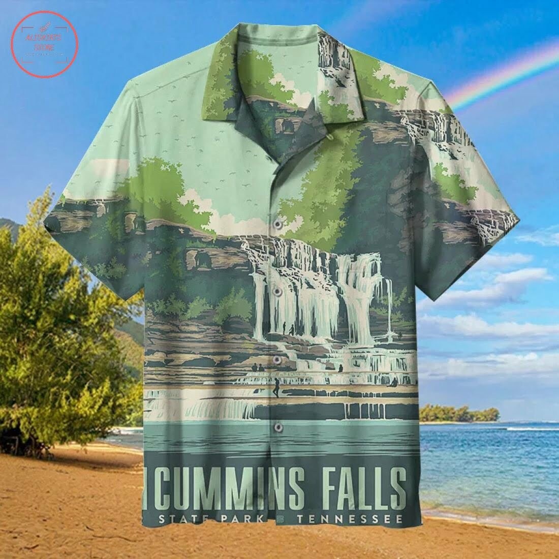 Cummins Falls State Park Tennessee Hawaiian Shirt