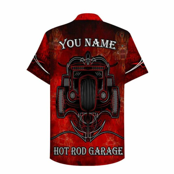 Custom Name Rod Garage Hawaiian Shirt