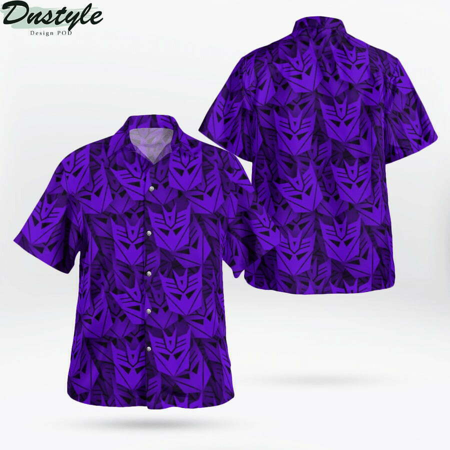 Decepticon Transformer Hawaiian Shirt