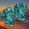 Dolphin Tropical Forest Hawaiian Shirt