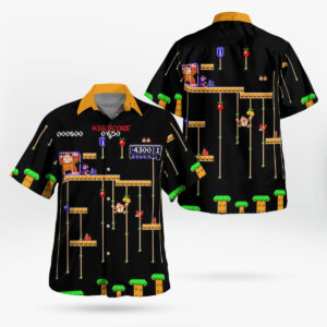 Donkey Kong And Mario Hawaiian Shirt