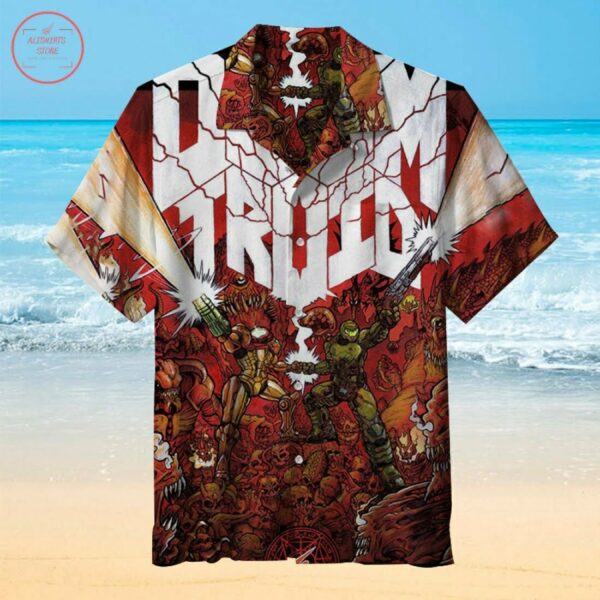 Doom Hawaiian Shirt Outfit Summer Beach