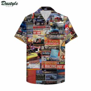 Drag Racing Magazine Hawaiian Shirt