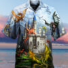 Dragon Around Castle Hawaiian Shirt