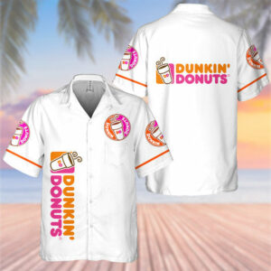 Dunkin Donuts Hawaiian Shirt Outfit Summer Beach