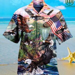 Eagle Spirit Of America Hawaiian Shirt