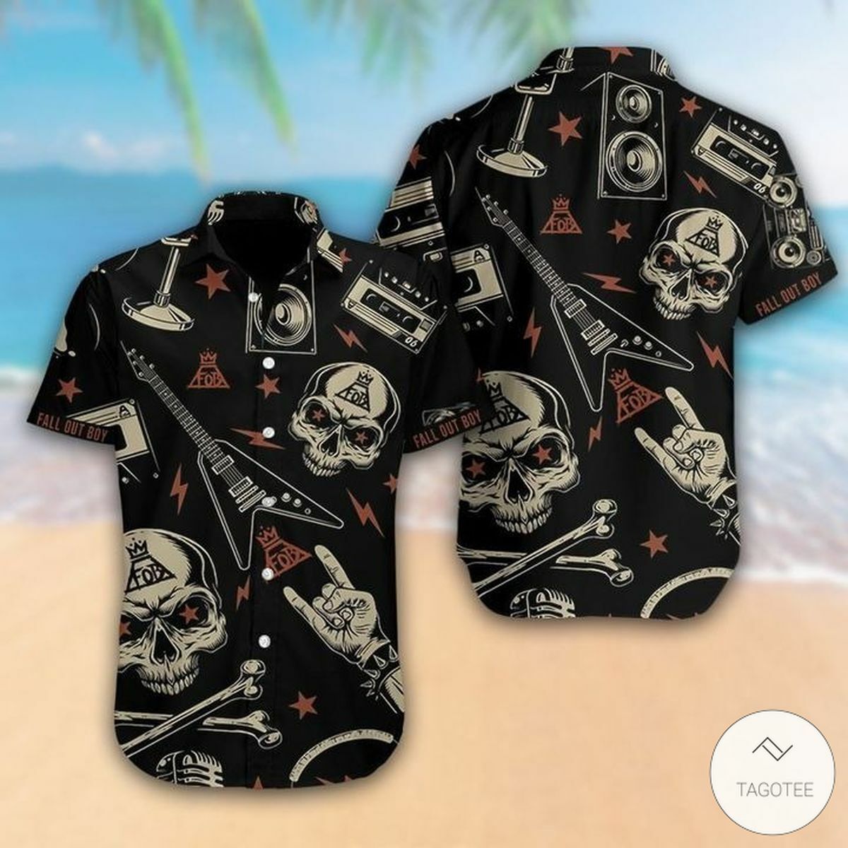 Fall Out Boy Hawaiian Shirt Summer Beach Outfit