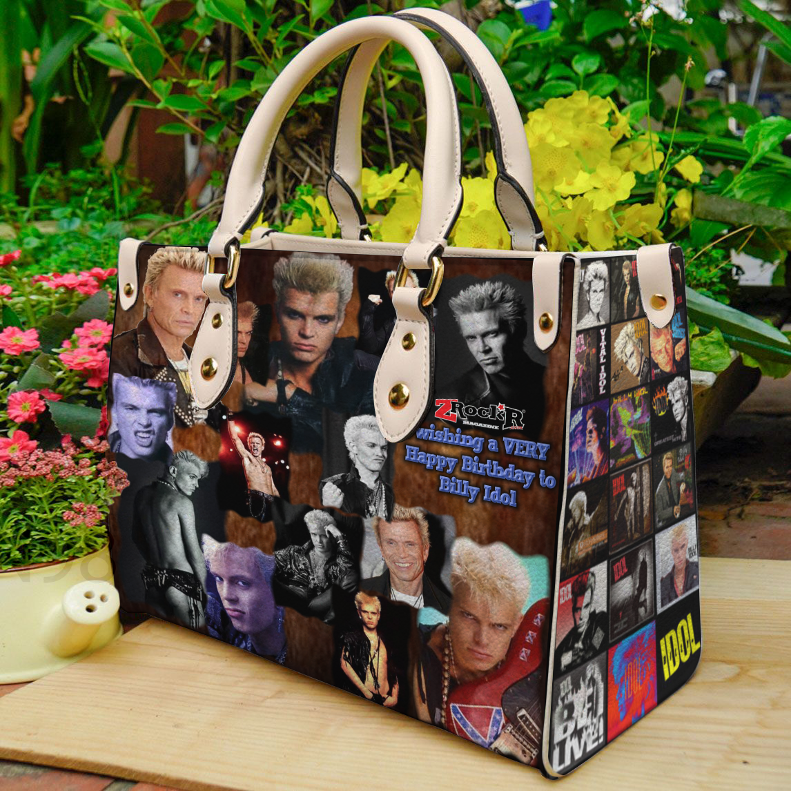 Billy Idol Women Leather Hand Bag