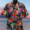 Hummingbird Peonies Hawaiian Shirt