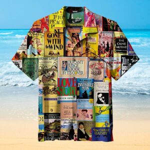 I Love Books Retro Hawaiian Shirt