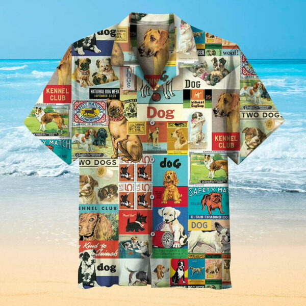 I Love Dogs Hawaiian Shirt Beach Summer Outfit