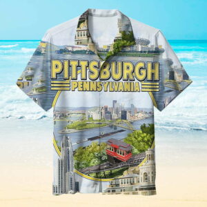 I Love Pittsburgh Hawaiian Shirt Beach Summer Outfit