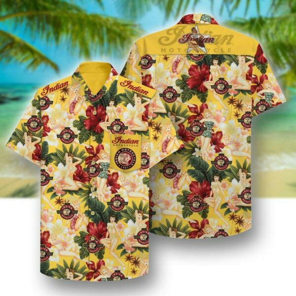 Indian Girl Hawaiian Shirt Outfit Beach Summer