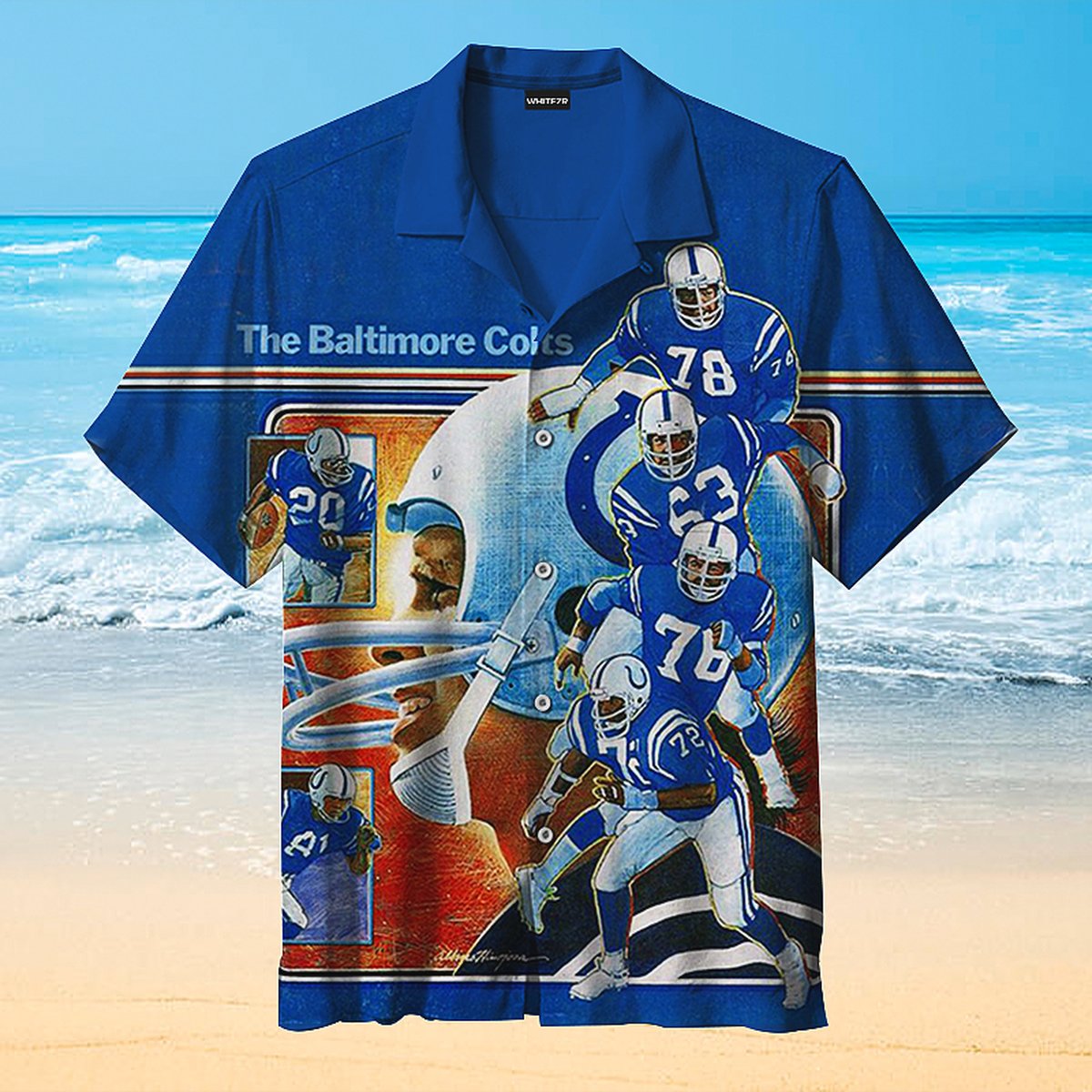 Indianapolis Colts Blue Hawaiian Shirt