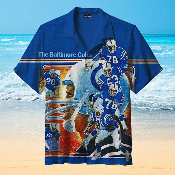 Indianapolis Colts Blue Hawaiian Shirt