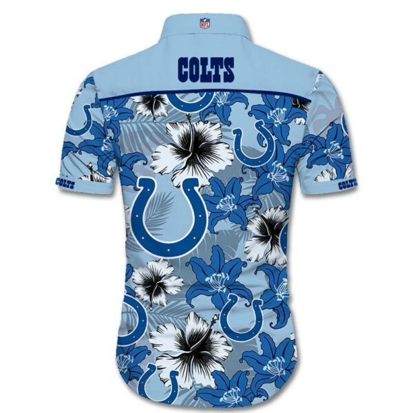 Indianapolis Colts Tropical Flower Hawaiian Shirt