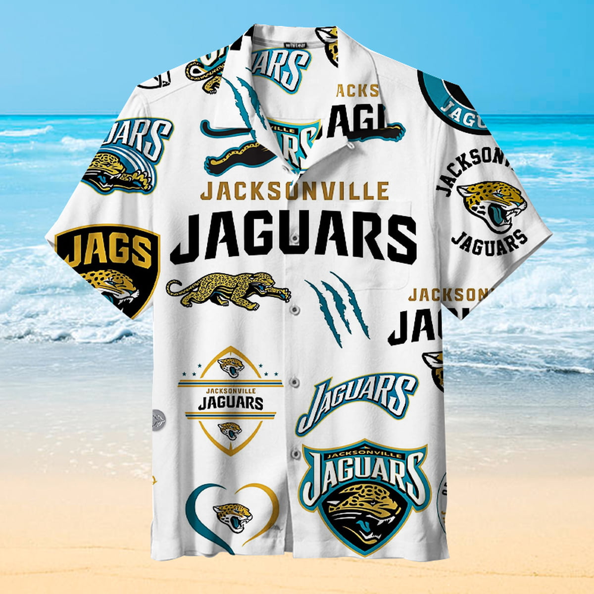 Jacksonville Jaguar Hawaiian Shirt