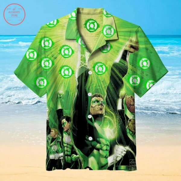 Justice League Green Lantern Hawaiian Shirt