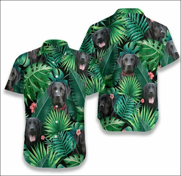 Labrador Tropical Hawaiian Shirt Beach Summer Outfit