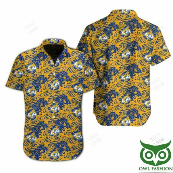 Los Angeles Rams Great Waves Of Japanese Hawaiian Shirt