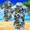 Los Angeles Rams Hawaiian Shirt Outfit Summer Beach