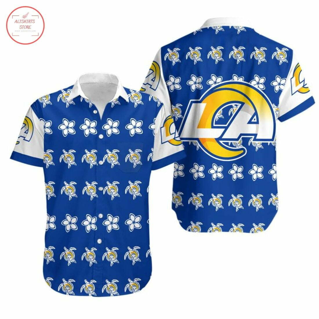 Los Angeles Rams Turtle Hawaiian Shirt