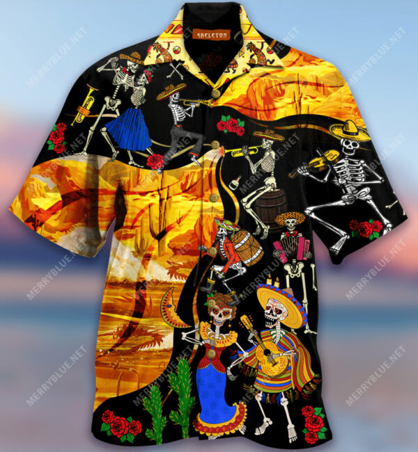 Mexican Day Of The Dead Carnival Hawaiian Shirt