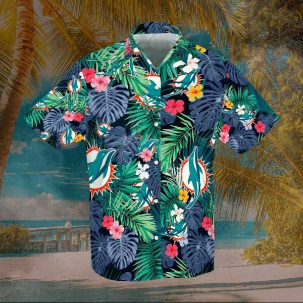 Miami Dolphins Tropical Forest Hawaiian Shirt