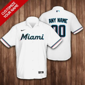 Miami Marlins Hawaiian Shirt Beach Summer Outfit