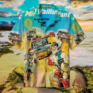 Michel Vaillant Paris Dakar Hawaiian Shirt