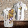 Minnesota Vikings White Version Hawaiian Shirt