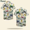 Motocross Dirt Bike And Fancy Duck Hawaiian Shirt