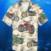 Motocycle Route 66 Texas Hawaiian Shirt