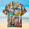 Motorcycle Poster Cover Hawaiian Shirt