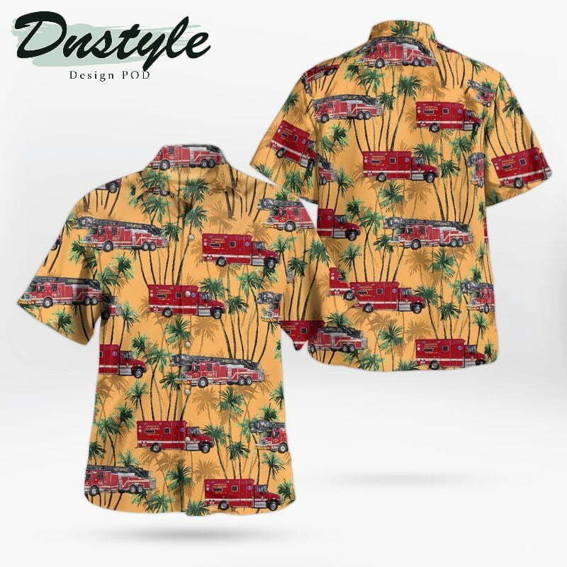 Naperville Fire Department Illinois Hawaiian Shirt