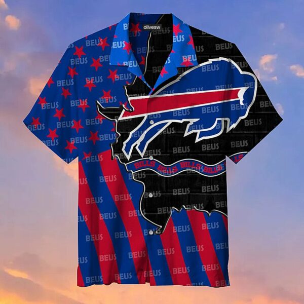 National Flag Buffalo Bills Hawaiian Shirt