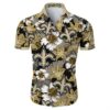 New Orleans Saints Tropical Flower Hawaiian Shirt