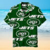 New York Jets Cyan Hawaiian Shirt