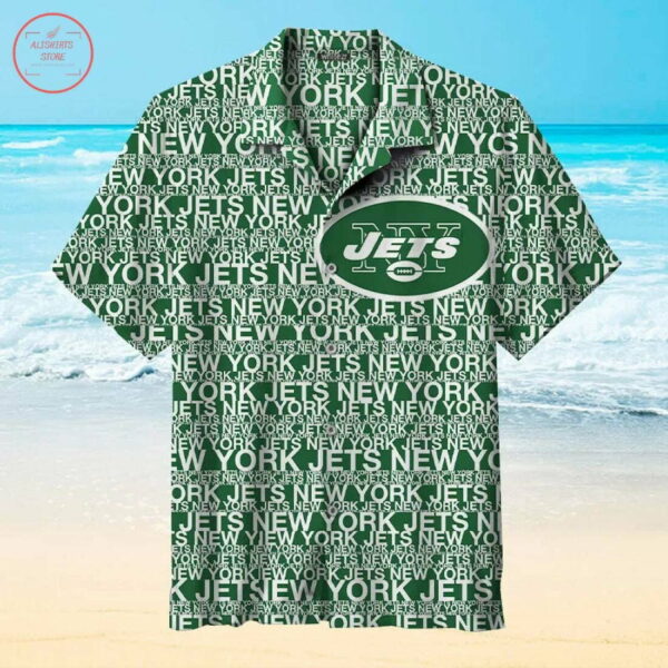 New York Jets Hawaiian Shirt Beach Summer Outfit