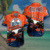 Nhl Edmonton Oilers Hawaiian Shirt