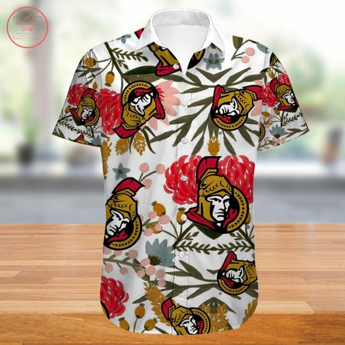 Ottawa Senators Hawaiian Shirt Outfit Summer Beach