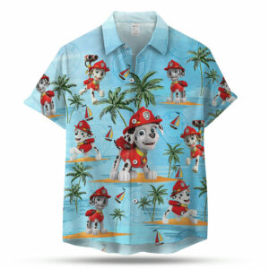 Paw Patrol Marshall Hawaiian Shirt