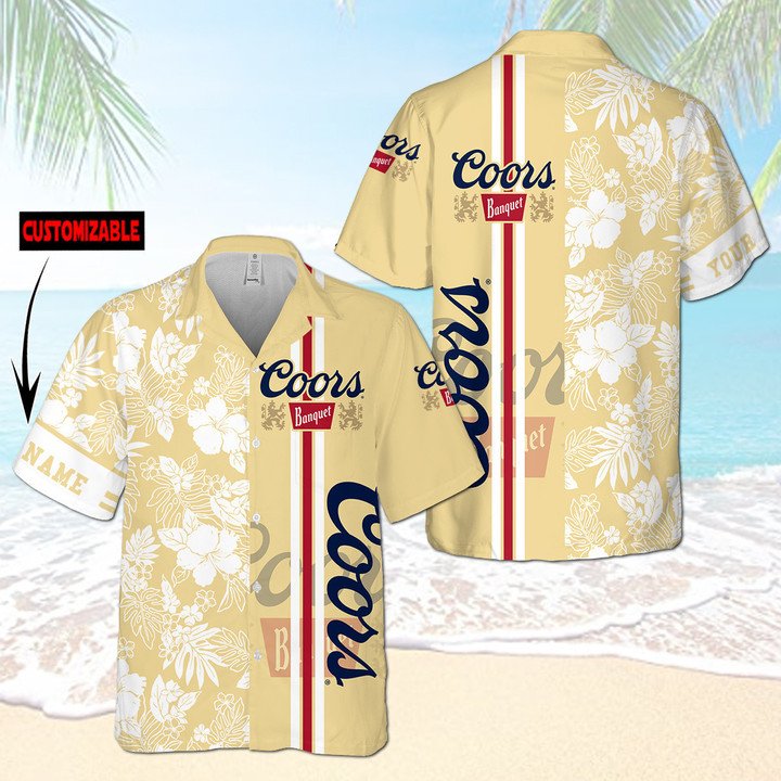 Personalized Coors Banquet Hawaiian Shirt